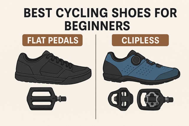 Best Cycling Shoes for Beginners (Flat Pedals vs. Clipless)